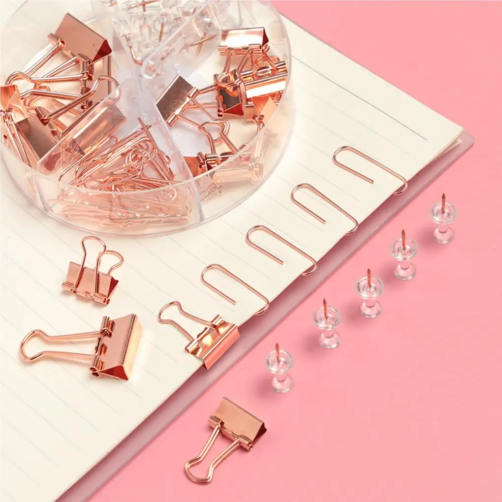 

Metal Clip Large-headed Binder Clips Office Binding Supplies Combination Set