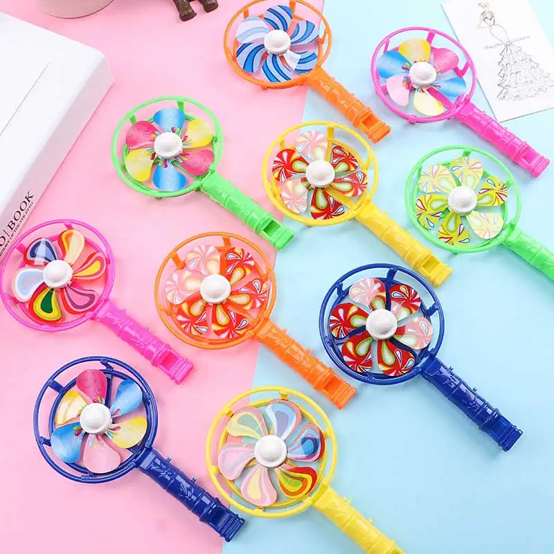 12PCS Children's Toys Classic Plastic Whistle Windmill Festival Birthday Party Gifts Pinata Presents Toys Kids Party Fillers