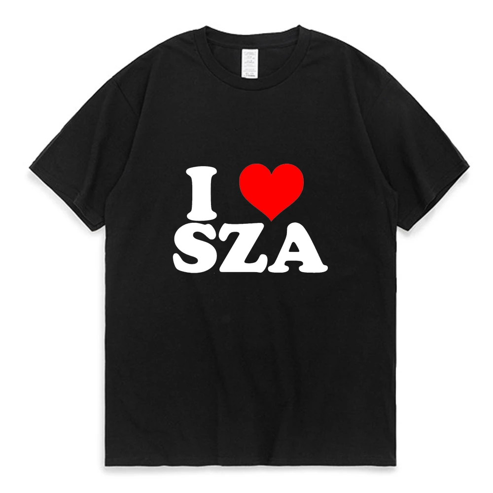 

I Love SZA Good Days Graphics Print T-shirt Men Women Hip Hop Rapper Vintage Short Sleeve Tee Shirt Teen Streetwea T Shirt Tops