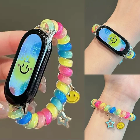 Ремешок для Xiaomi Smart Band 10 9 8  I LOVE LUO