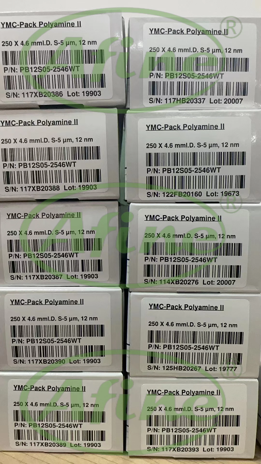 AFINE YMC PB12S05-2546WT диаметр 4 6 мм. Колонка Polyamine II HPLC 12 нм S-5 мкм 250 x мм