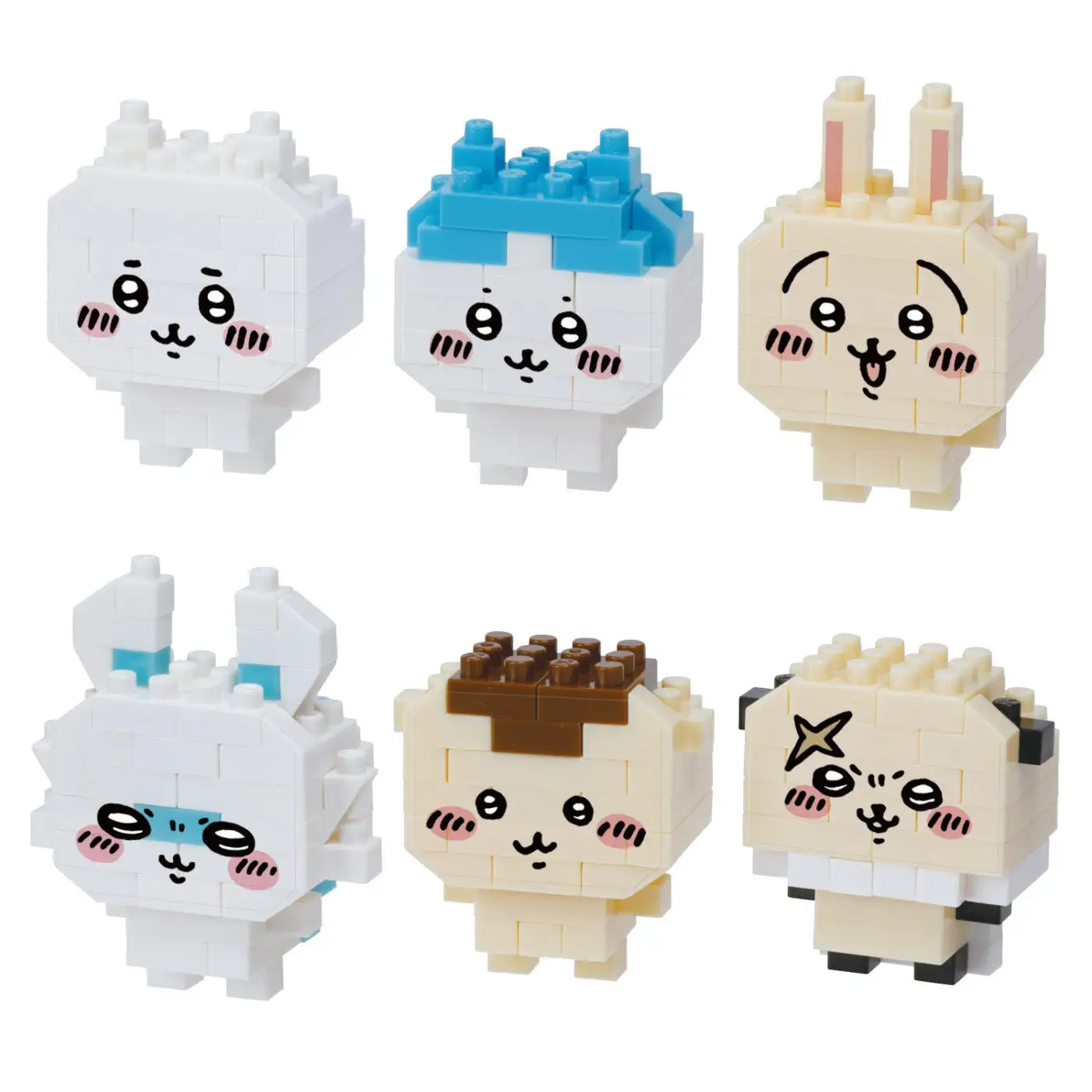 Фото Набор микро-блоков Nanoblock Chiikawa Usagi: миниатюрная модель, милая японская оригинальная мультяшная фигурка-головоломка, подарок №4