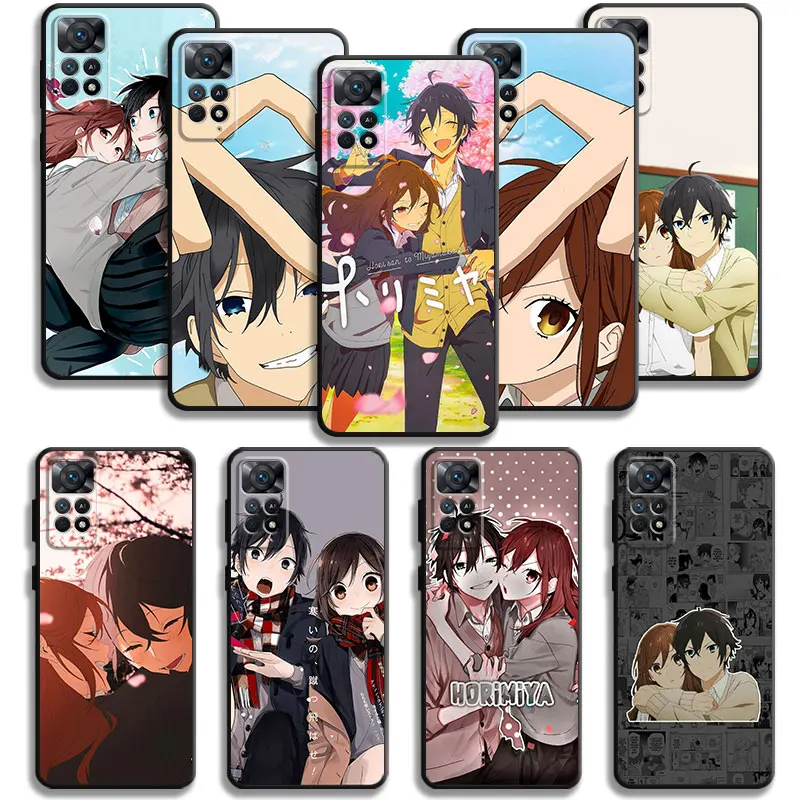 

Phone Case For Xiaomi Redmi Note 11T 11S 11 10 8 Pro 9 9S 9T 8T for Mi 10 8 9A 9C 10C 12C K40 K60 Anime Hori San To Miyamura Kun