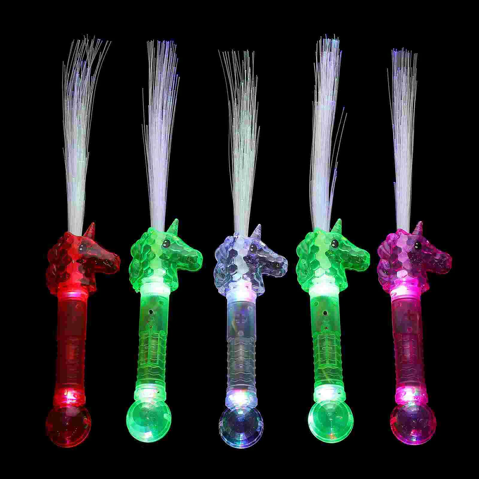 

5pcs Colorful Glow Sticks Creative Kids Flash Sticks Party Concert Prop