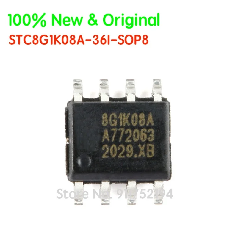 

5PCS/LOT STC8G1K08A-36I-SOP8 Single-Chip Enhanced 1T 8051 Microcomputer Microcontroller MCU EEPROM ISP 100% New&Original