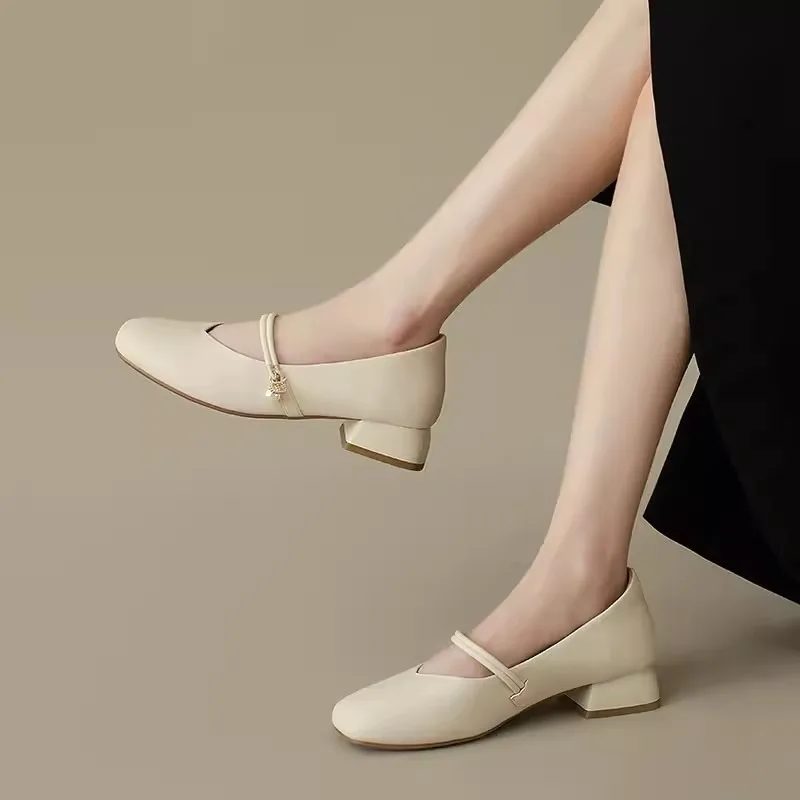 Лидер продаж 2023 женские Туфли Мэри Джейн модные классические туфли-лодочки на