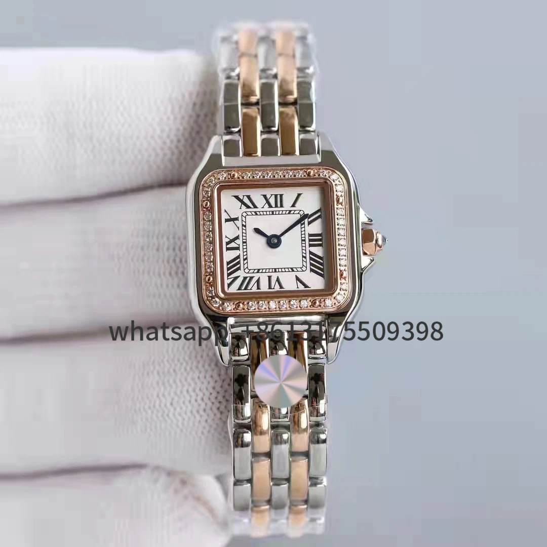 

Часы наручные женские Кварцевые водонепроницаемые из нержавеющей стали, 22 мм