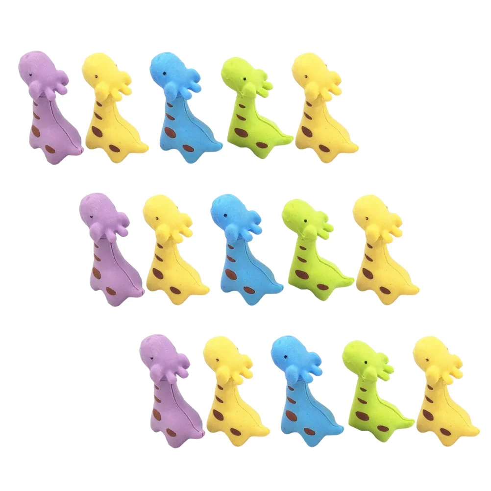 

15Pcs Eraser Cartoon Mini Erasers Children Erasers Awards Colorful Giraffe Eraser Goodie Bag Stuffers for Kindergarten Kids Gift