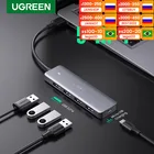 Ugreen USB 3,0 концентратор Мульти USB сплиттер 3 USB3.0 2.0 порт с микро зарядкой для MacBook Surface Pro Компьютерные аксессуары usb-хаб