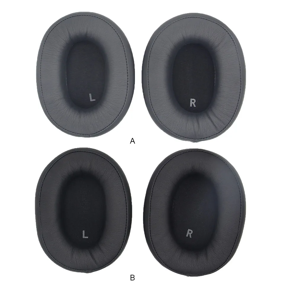 Амбушюры с шумоподавлением Накладные наушники для игр на голове сменные черный