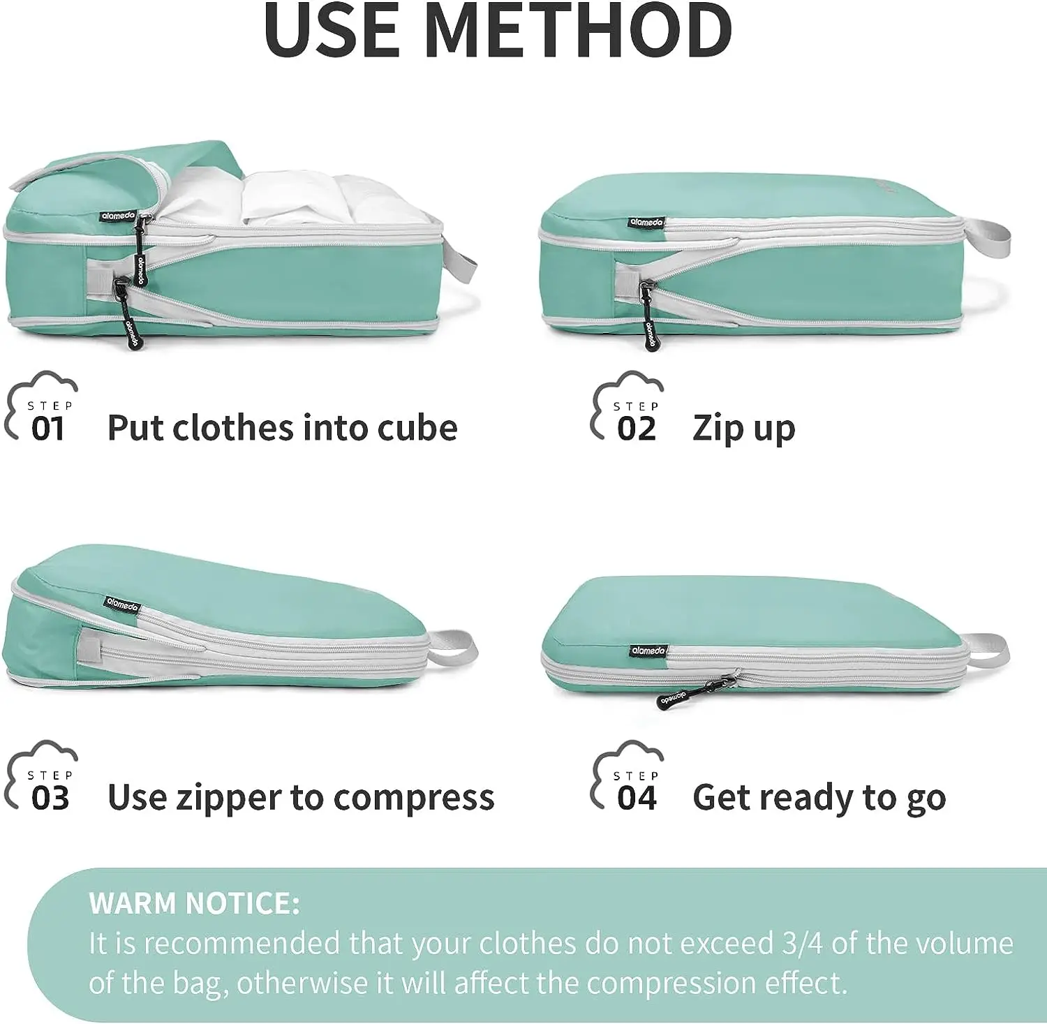 Рисунок 2 - АЛАМЕДА компрессионные упаковочные кубики
