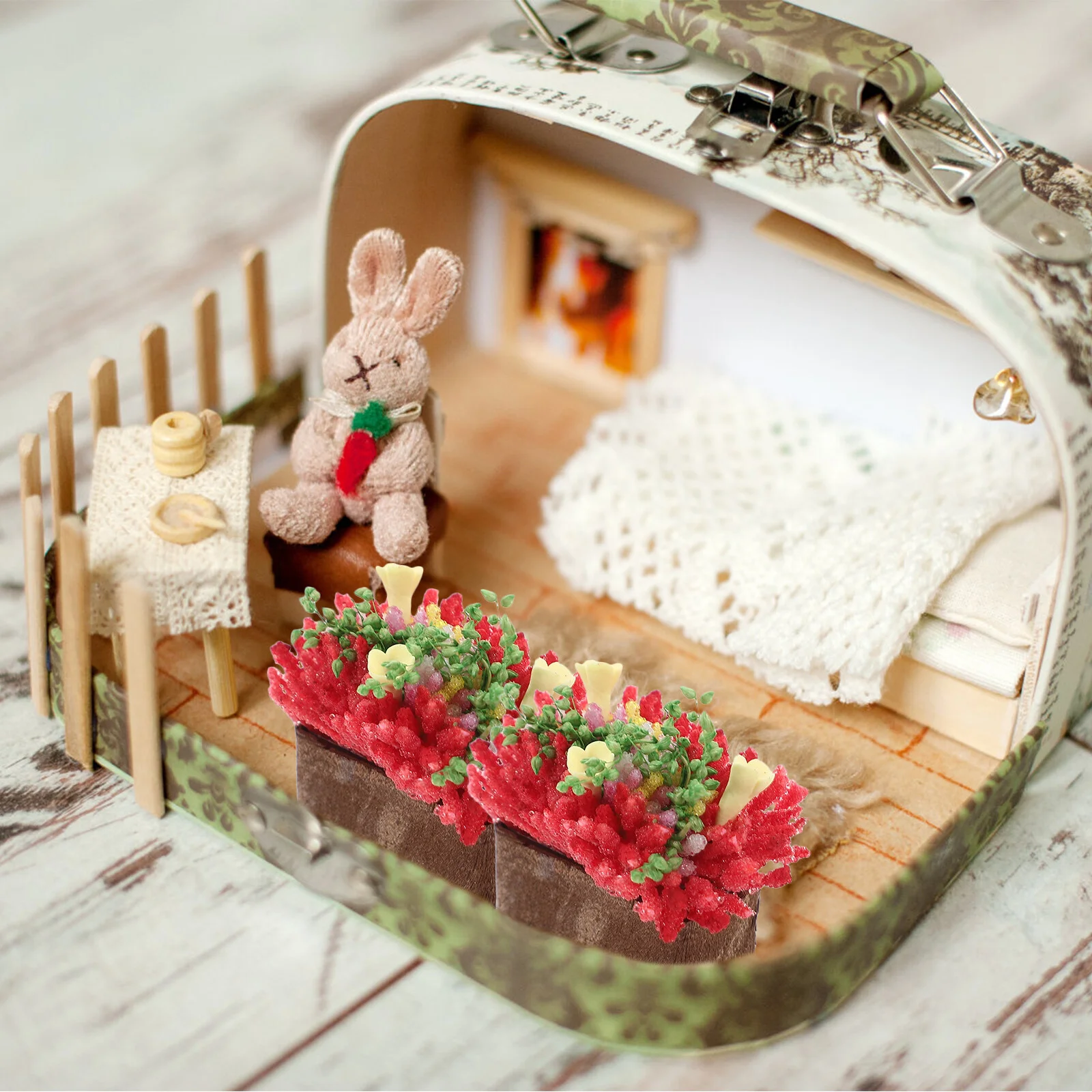 

Small House Miniature Decor Decoration Bonsai Model Plants Home Desktop Ornaments