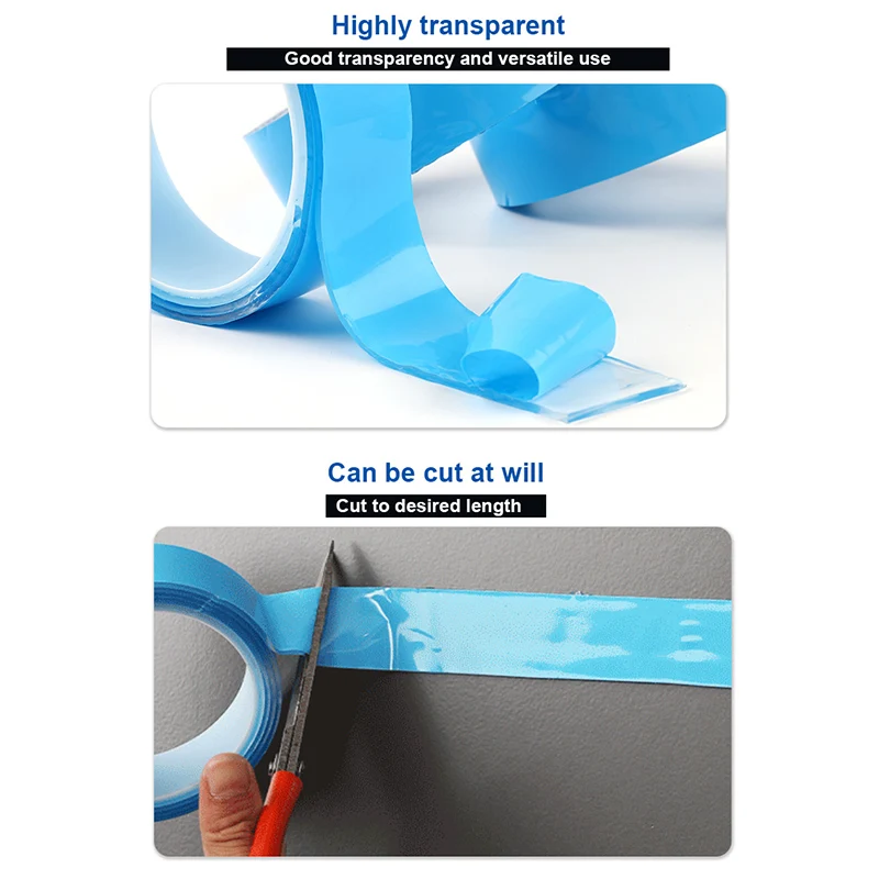 Сверхпрочная синяя пленка 1 м/2 м двусторонняя клейкая лента бытовая техника