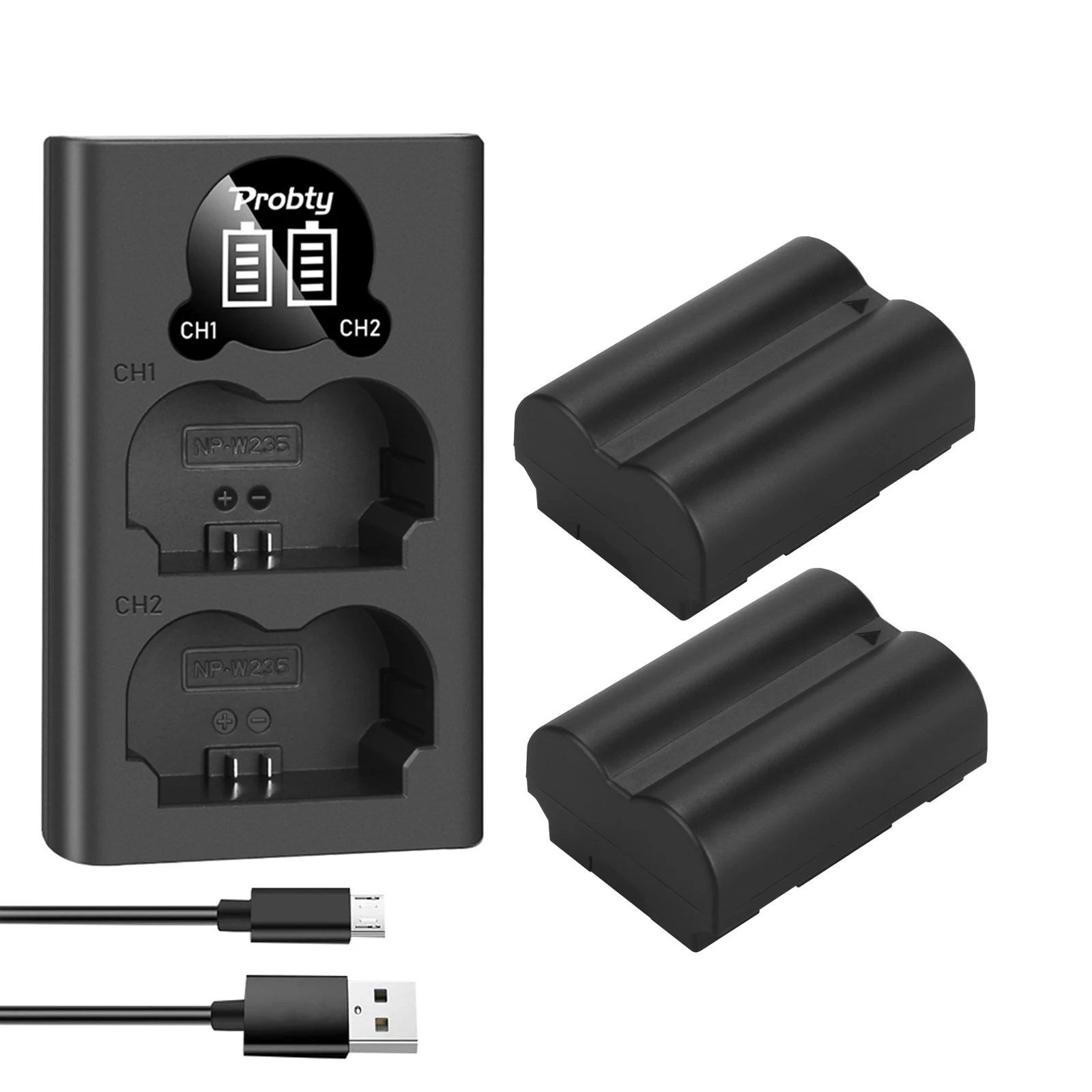 Аккумулятор NP-W235 для камеры Fujifilm X-T5 X-T4 GFX 100S X-H2S 50S II VG-XT4 X-S20