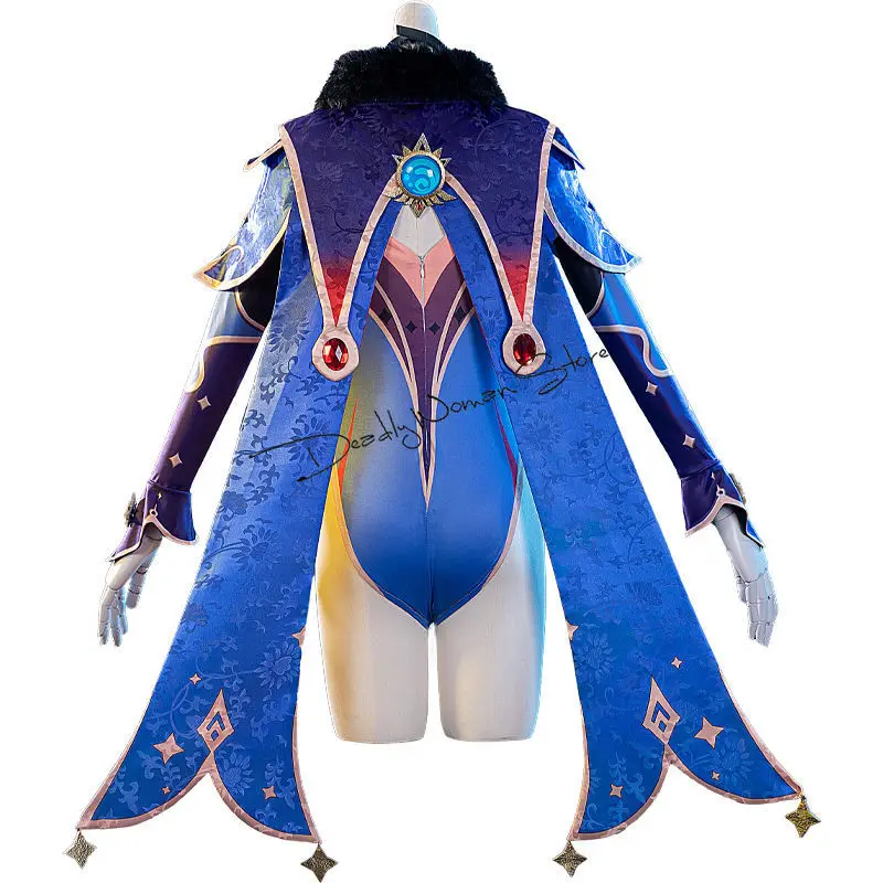 Горячая Аниме игра геншин ударт Косплей Мона костюм девушки женщины Хэллоуин