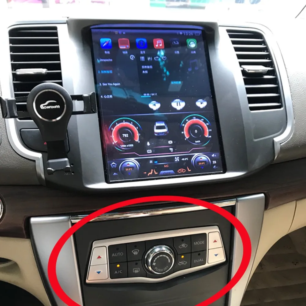 Автомагнитола для Nissan Teana J32 2008-2012 автомагнитола в стиле Tesla мультимедийный