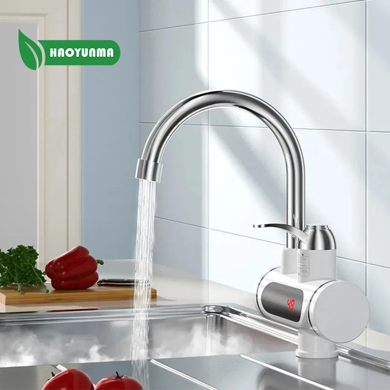 

Смеситель с проточным водонагревателем для ванной и кухни