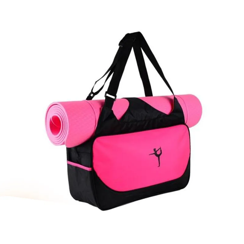 

Quality Multifunctional Waterproof Yoga Bag for Gym Mat Nylon Backpack Shoulder Carriers Yoga Pilates Mat Bag no Yoga Mat