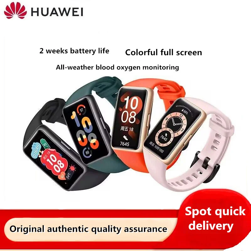 Huawei-pulsera inteligente Band 6, accesorio deportivo para la salud del...