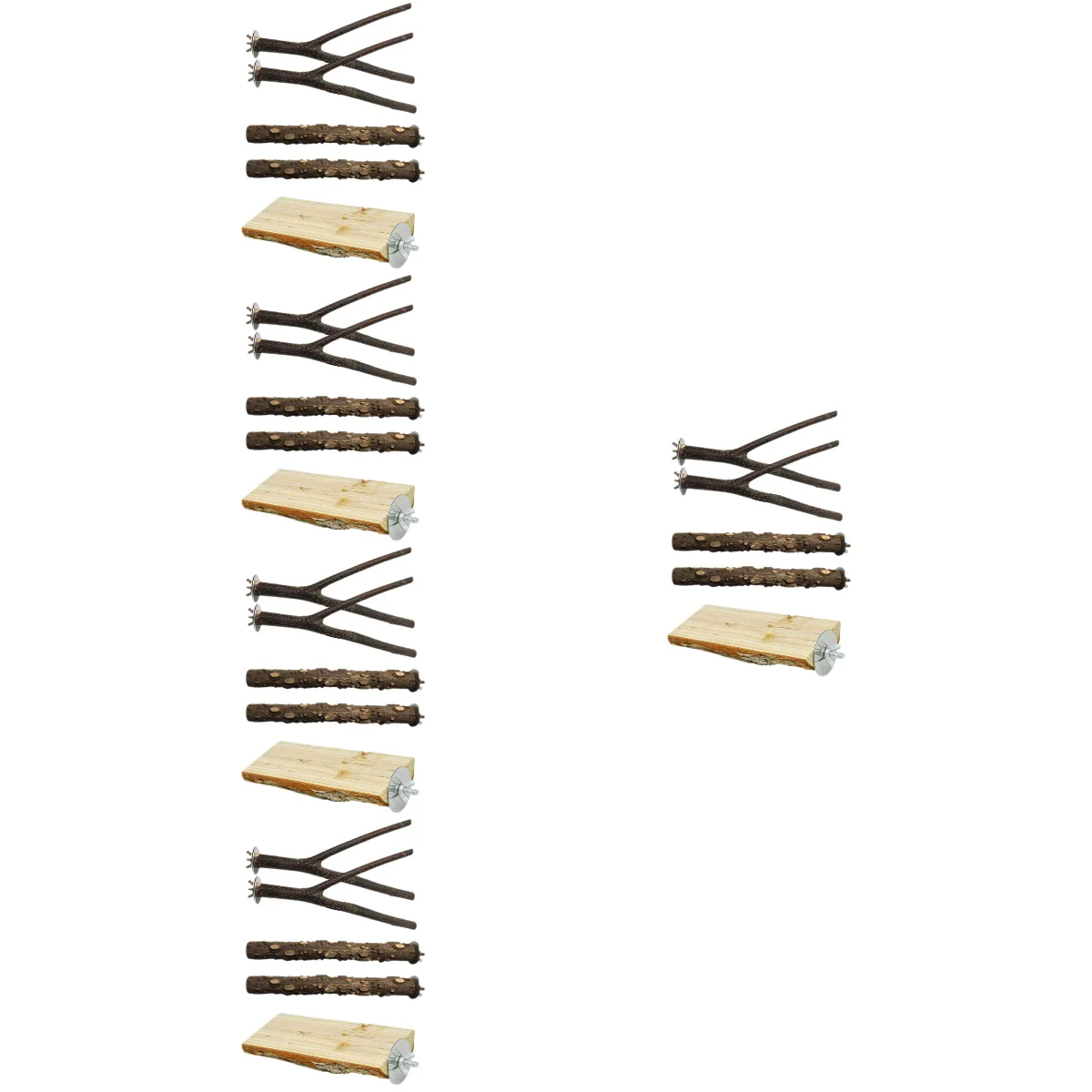 

25 шт., игрушечные попугаи