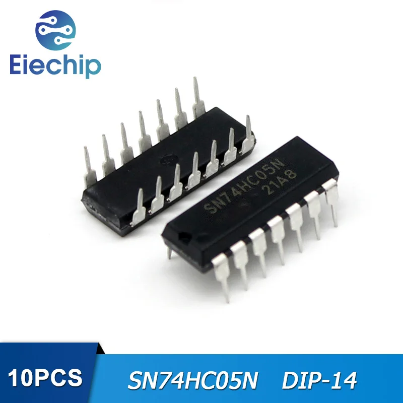 

10PCS SN74HC05N DIP14 SN74HC05 74HC05 DIP-14 Logic IC New original