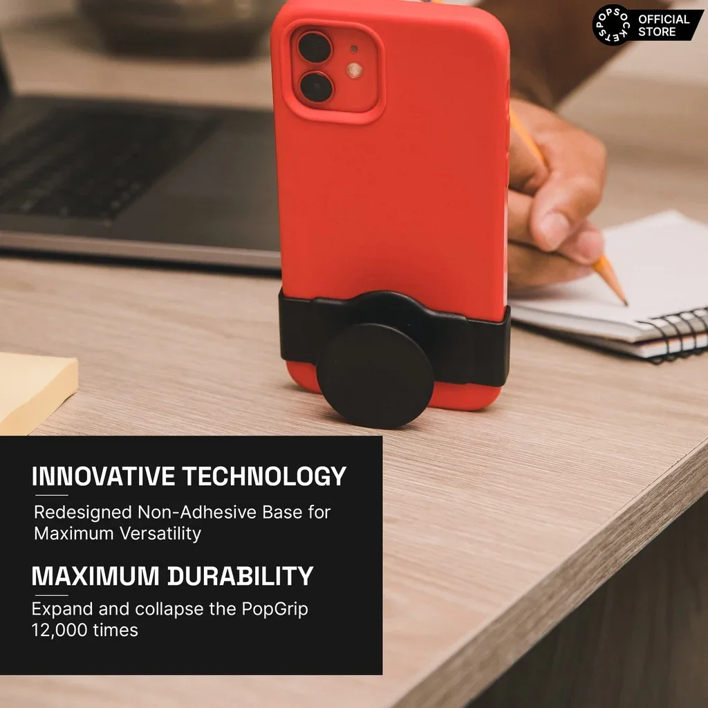 PopMount 2-Bike MagSaf PopGrip Base Slide Stretch Премиум-крепление для телефона/ручка/кошелек