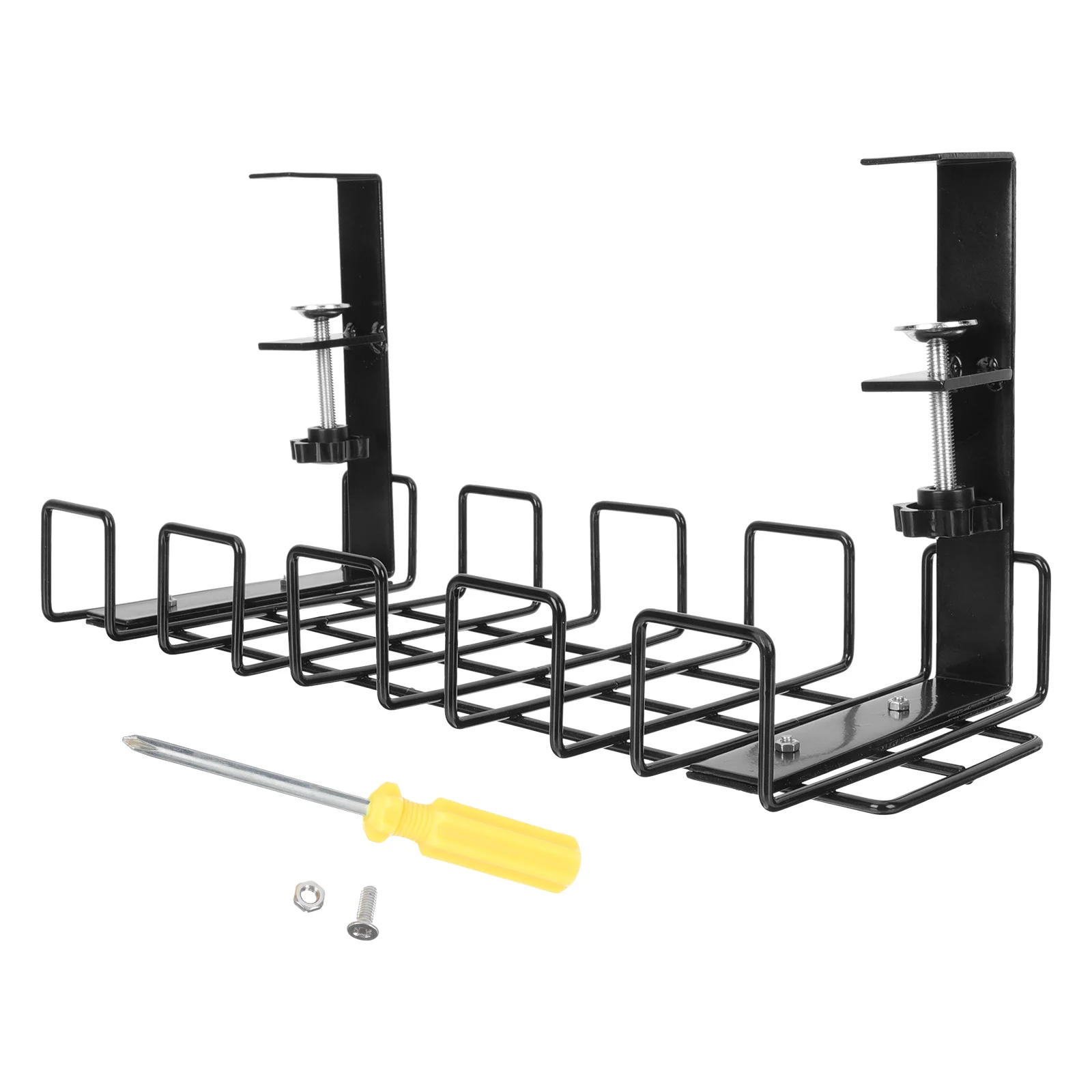 

1Pc Under Desk Cord Tray Cable Rack for Desk Cable Organizer Tray Under Desk Basket for Cords Wire Management Tray