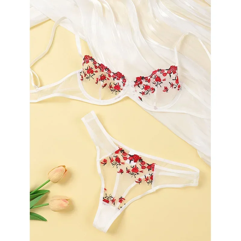 Комплект из 2 предметов сексуальное кружевное чувственное нижнее белье