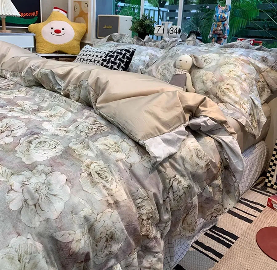 Постельное белье Fairyfair с оборками винтажный комплект постельного белья