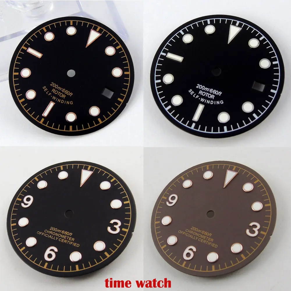 

30.4mm Watch Dial+Hands Fit For Miyota8215 821A DG/Mingzhu2813 3804 ST1612 ETA2824 2836 PT5000 NH35 NH36 Movement