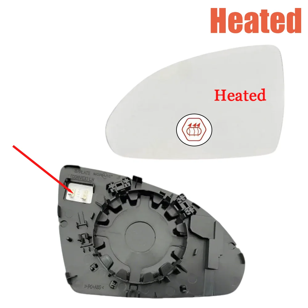 Фото Зеркальный элемент бокового зеркала для KIA K5 OPTIMA MAGENTIS 2015-2019, 87611-D4000, 87621-D4000, автозапчасть, с подогревом, для системы мониторинга слепых зон (BSD) №2