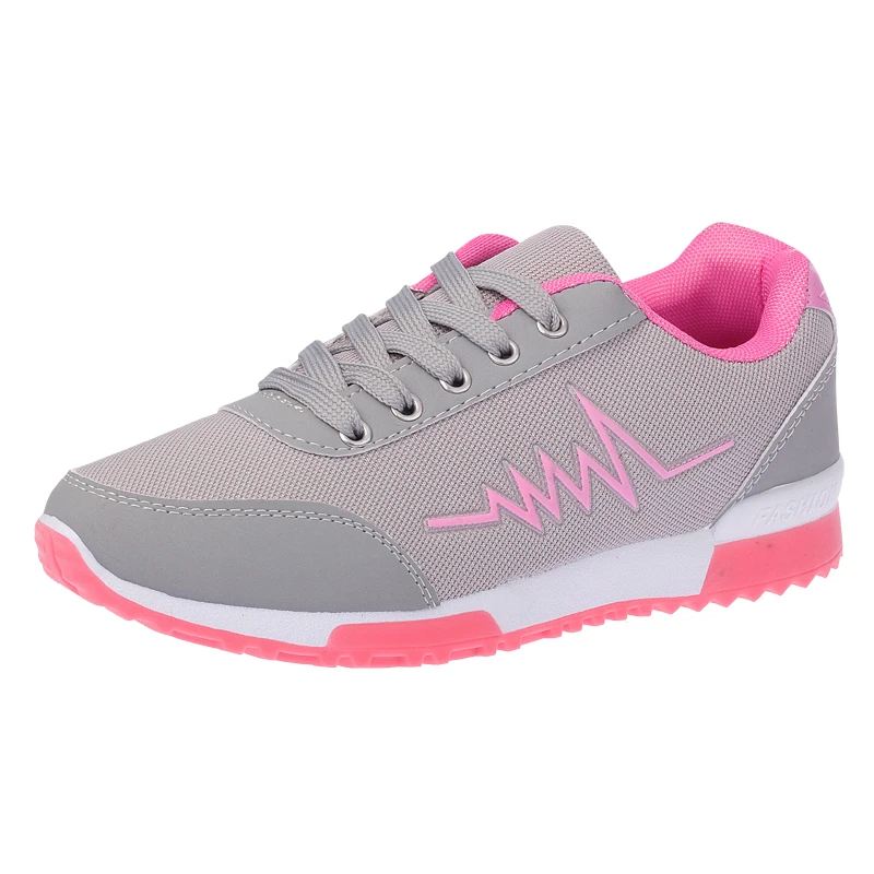 

2022 Spring New Women's Sports Shoes Outdoor Casual Fashion Platform Shoes Comfortable Breathable Walking Black Women Shoes