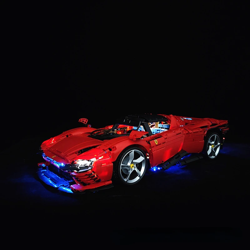 Без кирпичей светодиодный фонарь набор для Daytona SP3 42143