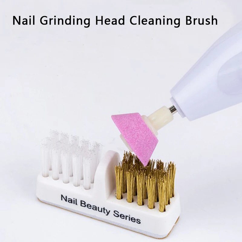 

Portable Nail Drill Bit Cleaning Brush For Electric Manicure Machine Drills Grinding Head Copper Wire Cleaning Brush Nail Tool