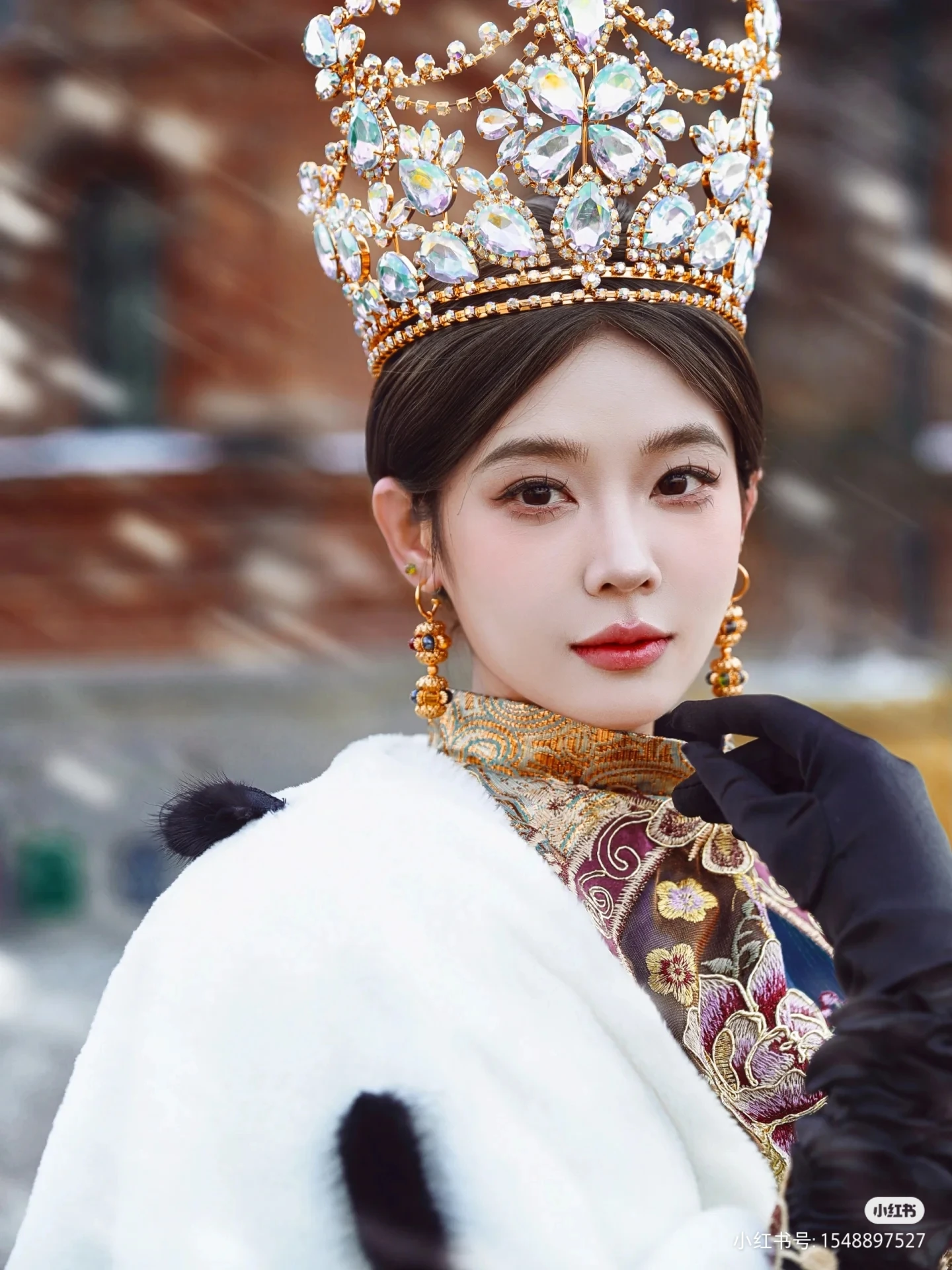 Большая корона для волос NiuShuya русской принцессы большая диадема Ab увеличенные