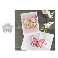2022 new design butterfly wings metal cutting dies craft for scrapbooking handmade diy knife mould blade punch stencils die cut