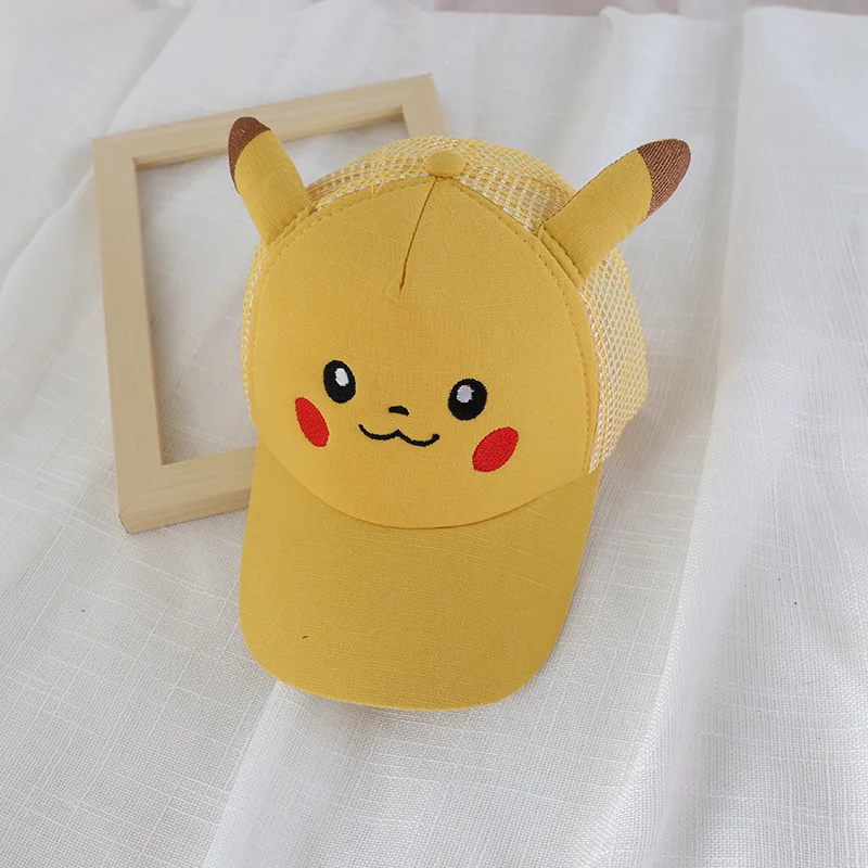 

Anime Pokemon Pikachu Mesh Baseball Cap Hat Adjustable Pokemon Cosplay Hip Hop Hat Kids Boy Girls Hat Toy Children'S Gifts
