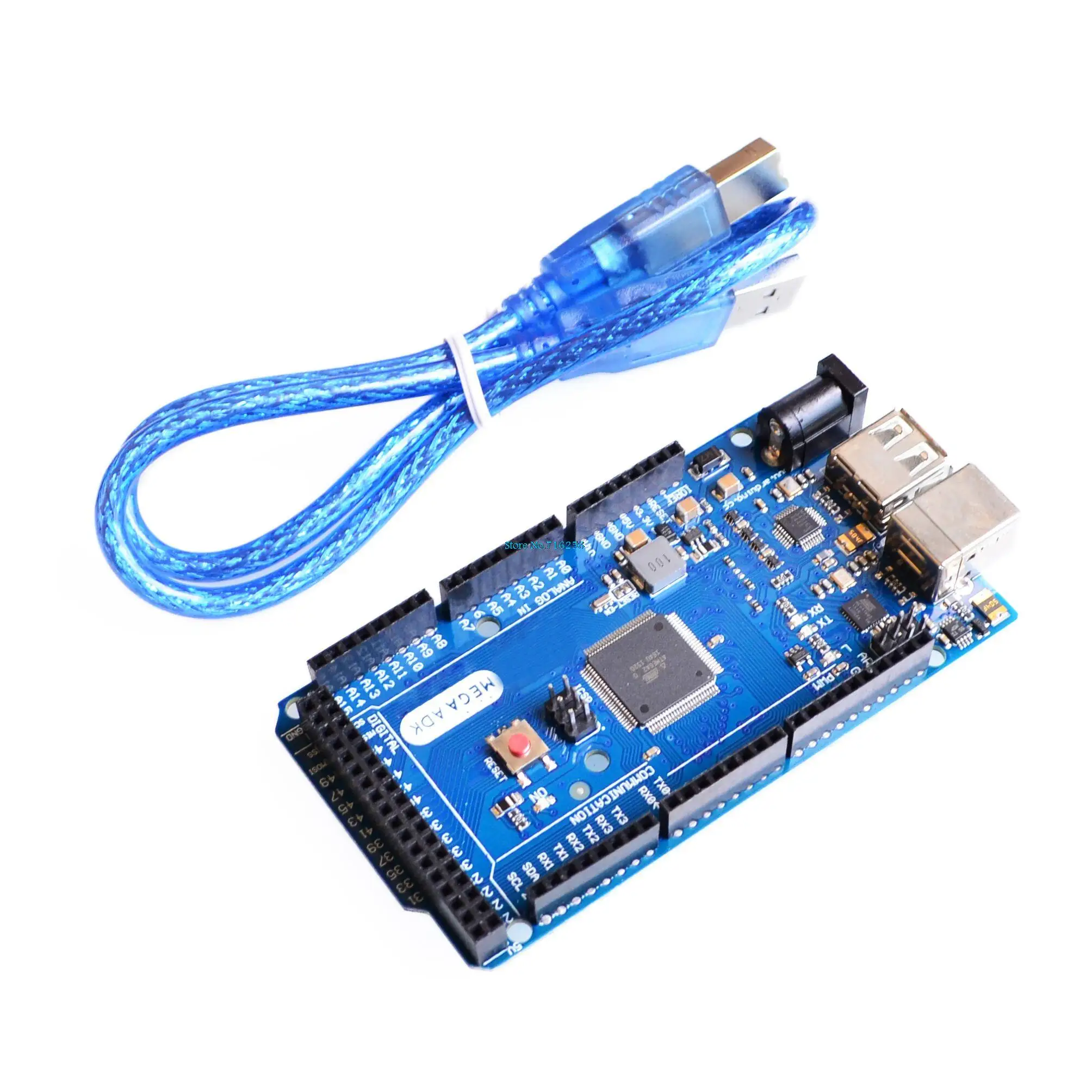1 комплект = 1 шт. основная плата управления ADK Mega 2560 2012 версия ARM + 1 USB-кабель, совместим с (Google ADK 2012) для