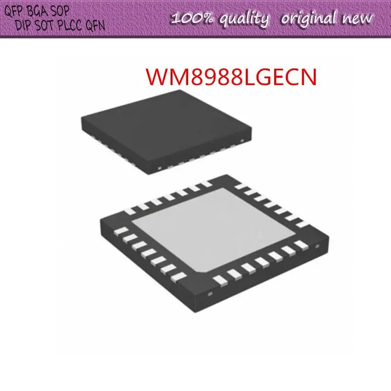 

New WM8988LGECN WM8988L WM8988 QFN-28