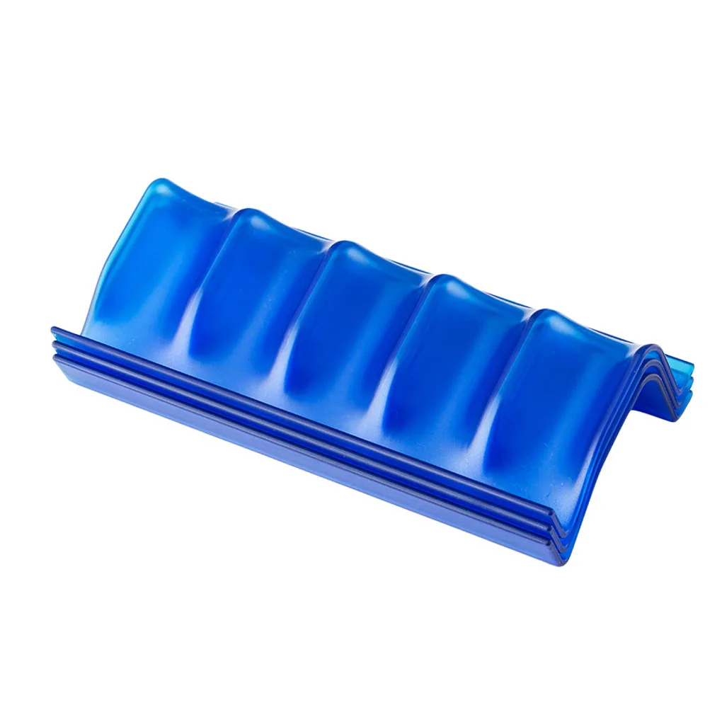 

3pcs 5 Slots Essential Oil Storage Rack Plastic Household Oil Bottle Organizer Roller Ball Bottle Display Stand