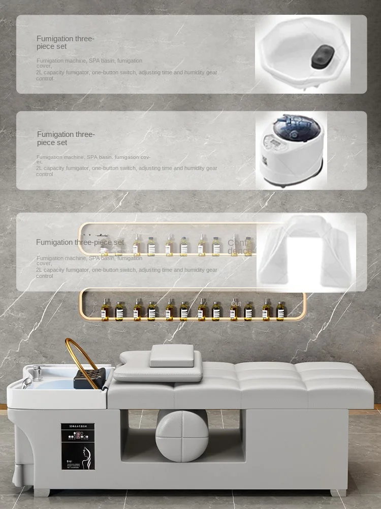 Тайская терапия для головы шампунь циркуляции воды кровать массаж при фумигации