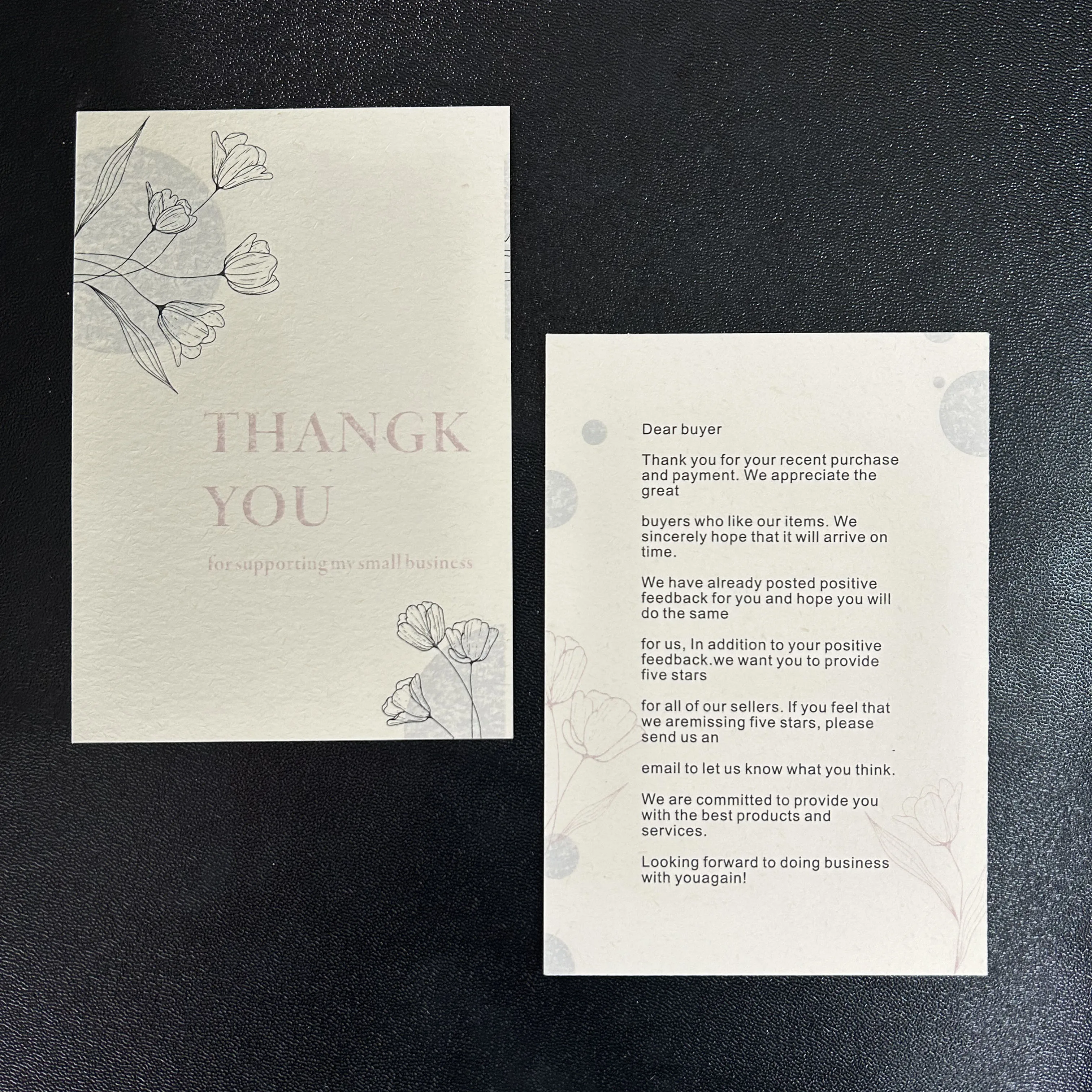 400 г Ванильная бумага магазина заказ спасибо открытка Подарок Украшение