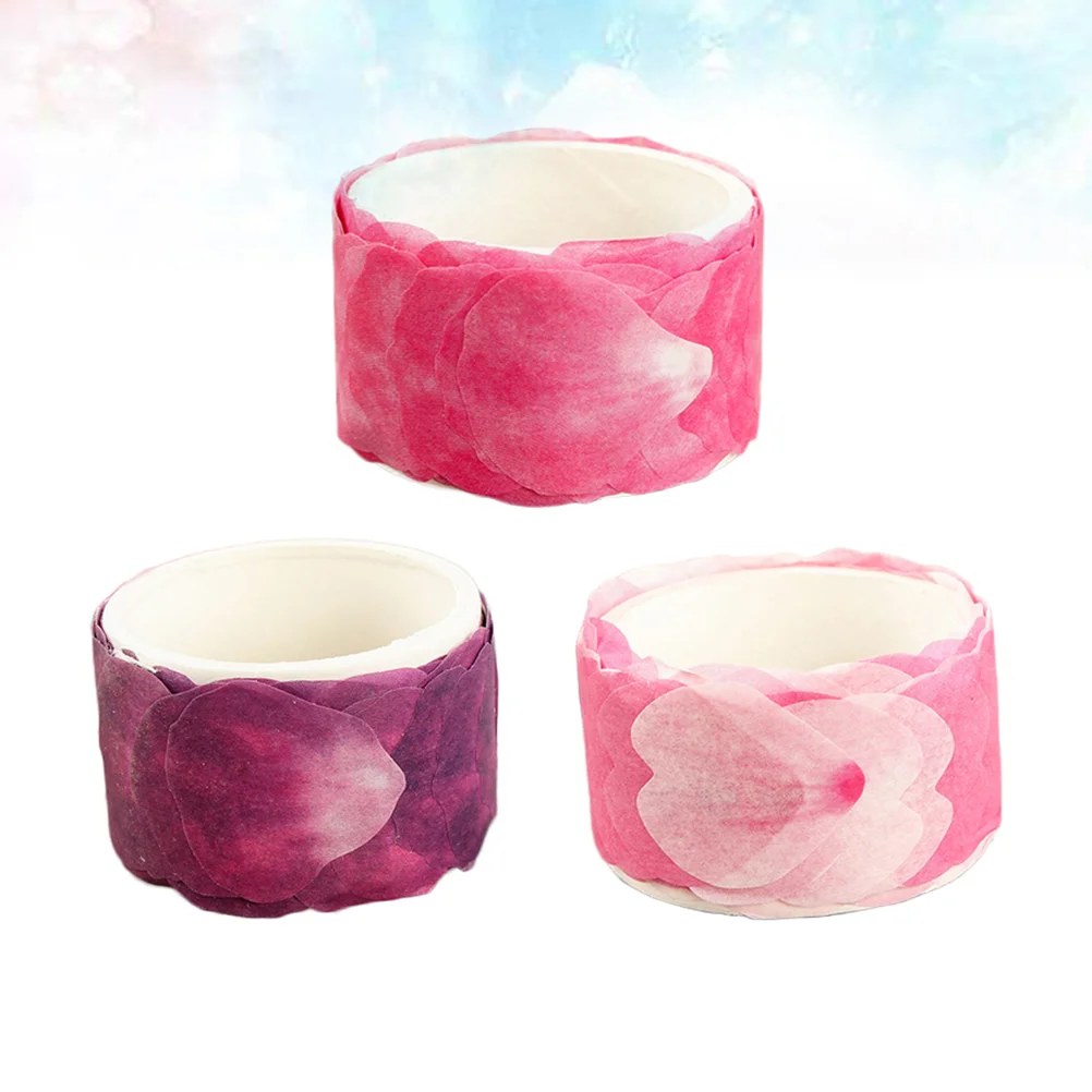 

3 Pcs Japanese Paper Toddler Flowers Decorations Decorative Washi Tape Scrapbooking