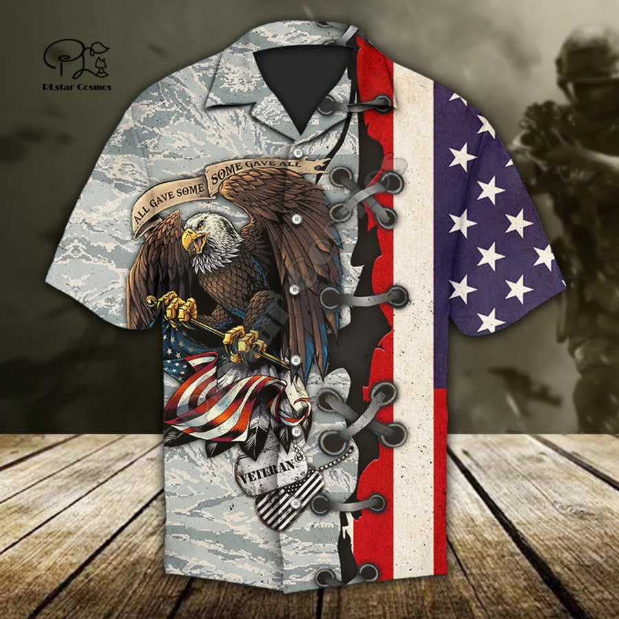 Американский орел армейский морской военный Камуфляжный костюм борец Гавайские