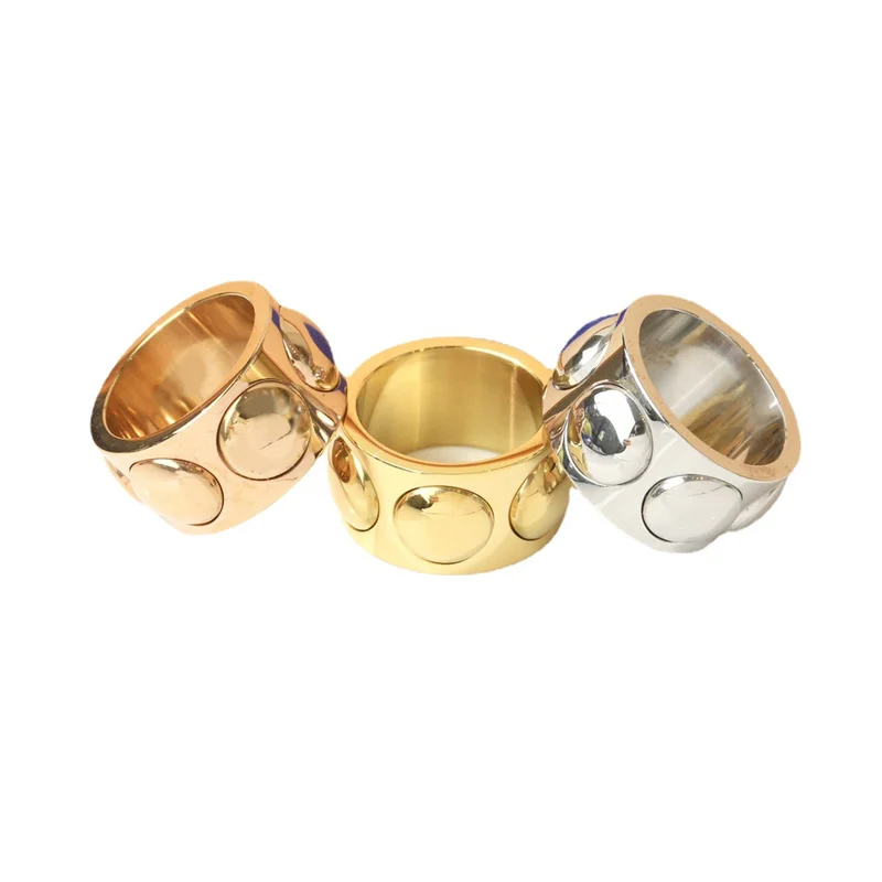 

Fashion Multi-block Stainless Steel Ring