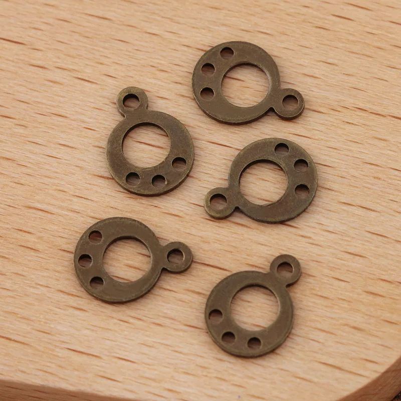 BoYuTe (500 шт./лот) металлические латунные подвески 7 мм Заводская поставка Diy