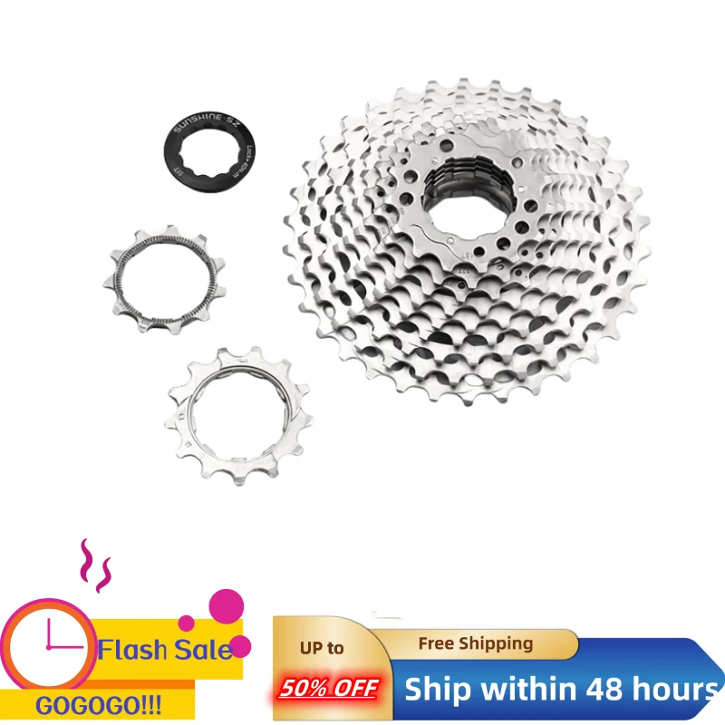 

SUNSHINE Ultralight 11 Speed Road Bike Freewheel 12 Speed 28T 32T 34T 36T Bicycle 11V Cassette Flywheel K7 Gravel for Shimano HG