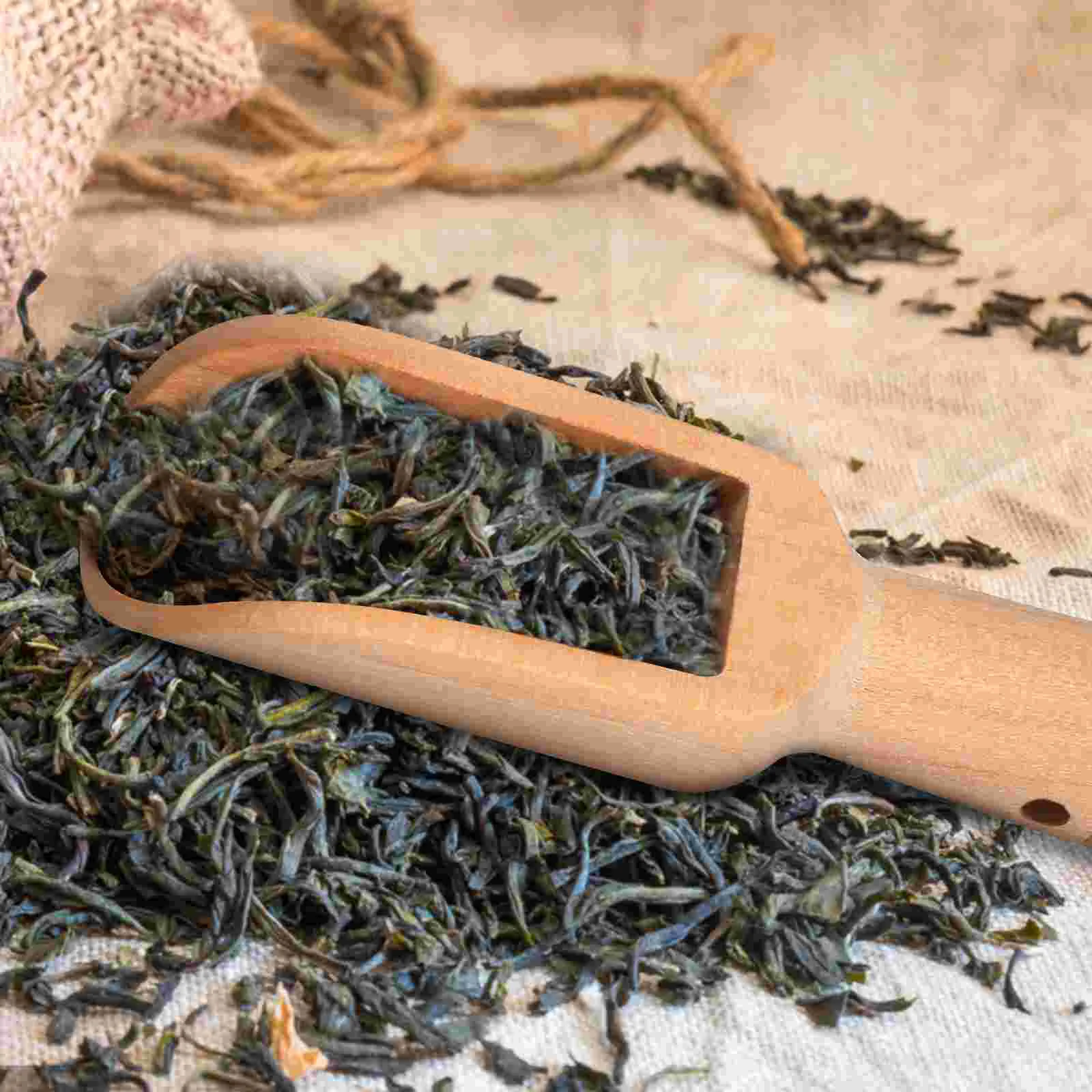 

9 Pcs Seasoning Spoon Small Wooden Scoop Spoons Mini Canned Scoops Bath Salts Baby