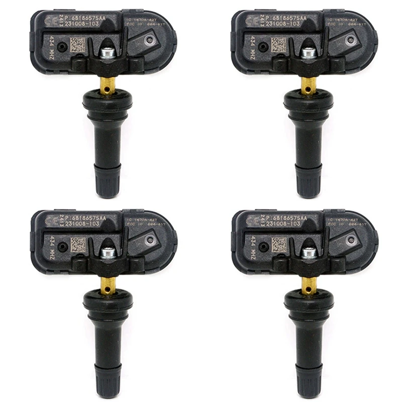 

4X Tire Pressure Sensor TPMS For 2014 2015 2016 Jeep Cherokee 68249197AA