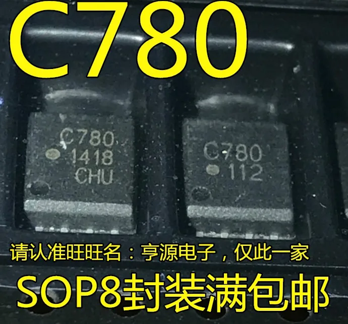 

Фотоэлектрическая муфта C780 SOP8, 10 шт.